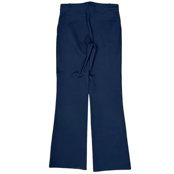 QUINCE Women's Ultra-Stretch Ponte Bootcut Pants Navy 32" Inseam | Size M - Picture 7 of 11